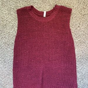 Wishlist Maroon Crew Neck Sweater